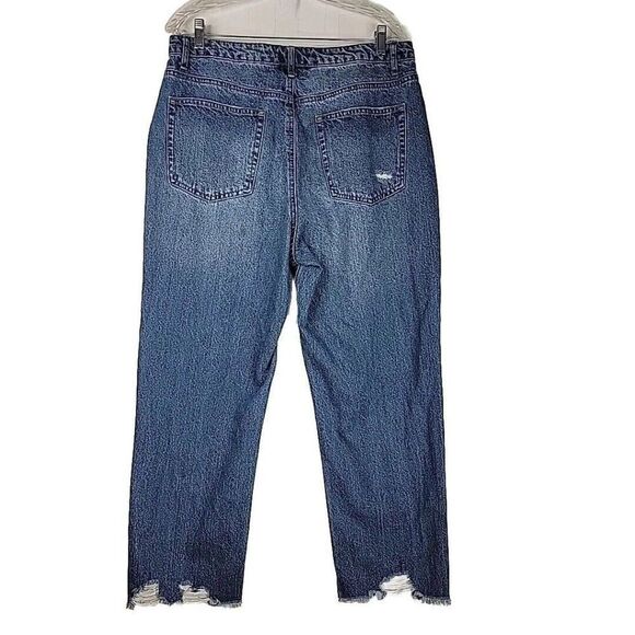 Vanilla Star Women's 90's Boyfriend Jeans Size 15 Button Fly Blue Denim 33X26 - Picture 3 of 10
